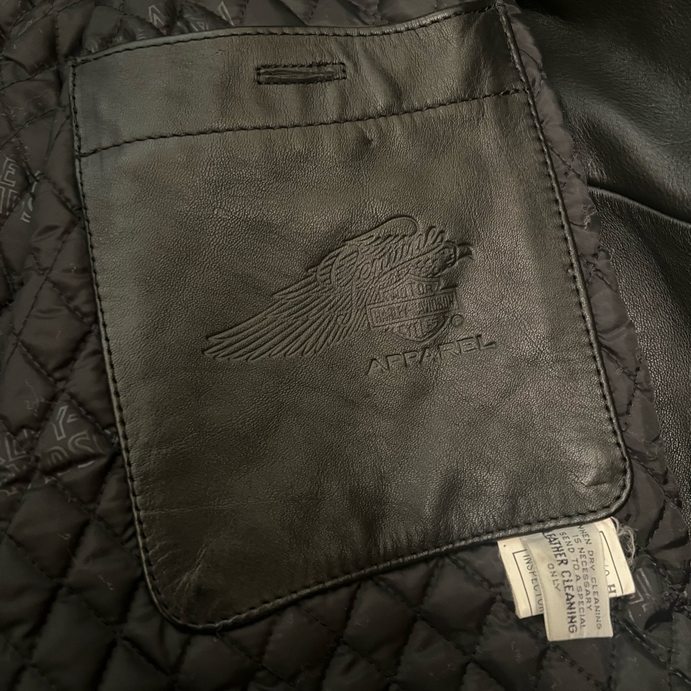 Rare, vintage, thick Harley Davidson Riding leather jacket. - Picture 8 of 12